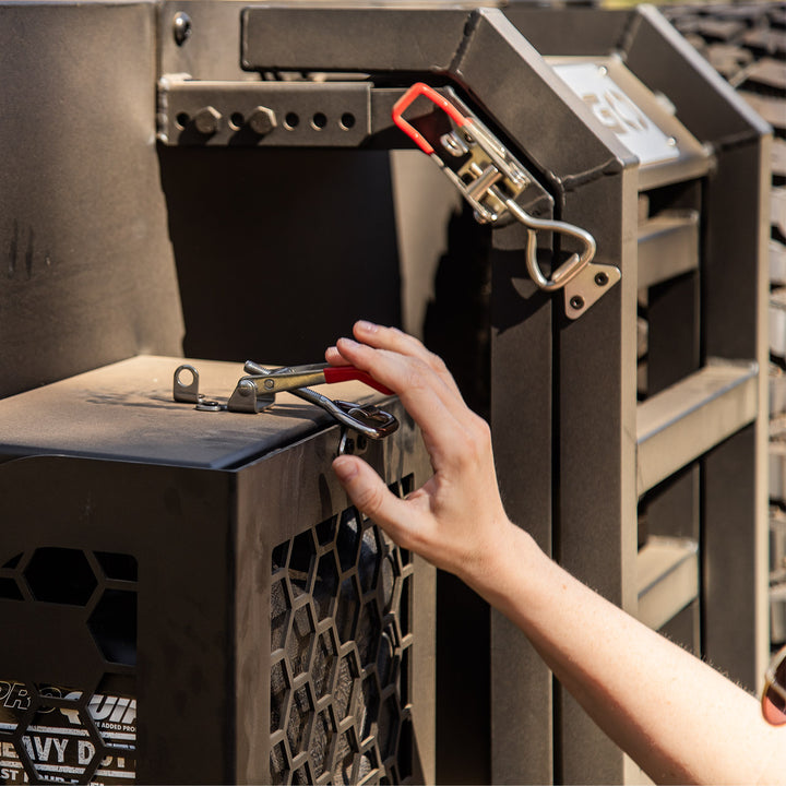 Aluminium Pivot Jerry Can Holder suit Canopy