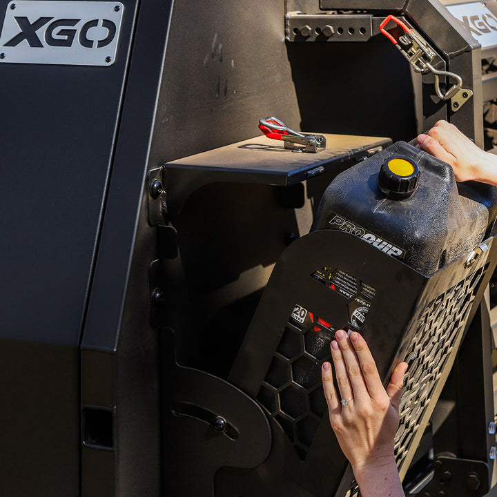 Aluminium Pivot Jerry Can Holder suit Canopy