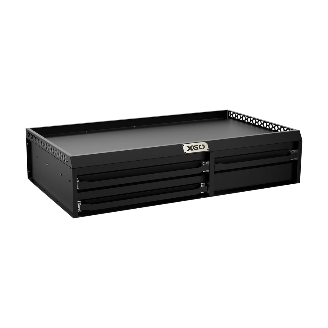 1380mm Aluminium 2 Drawer & Table