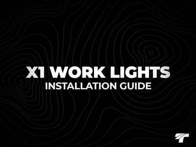 How to Install X1 Work Lights