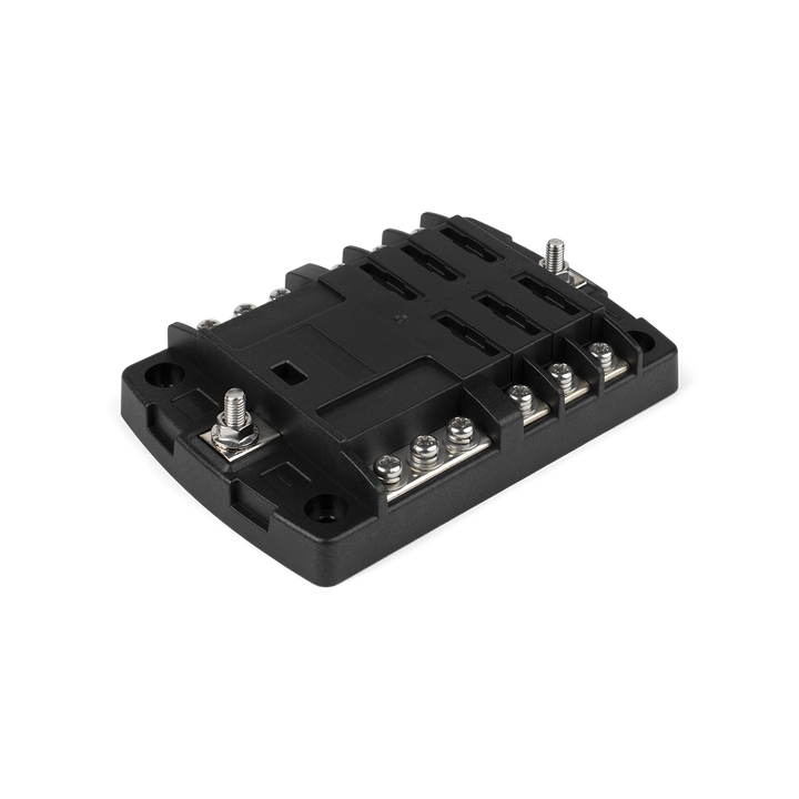 6 Circuit Fuse Block - ST Blade Fuse with Busbar and Cover