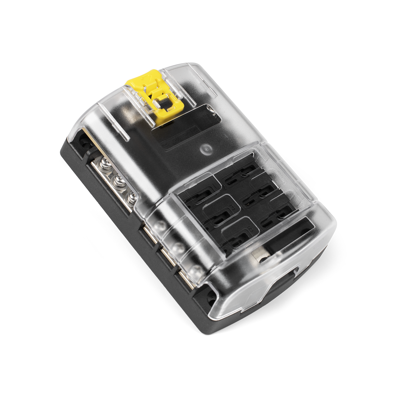 1800s Fuse 6 Circuit Fuse Block - ST Blade Fuse with Busbar and Cover – Teralume ...