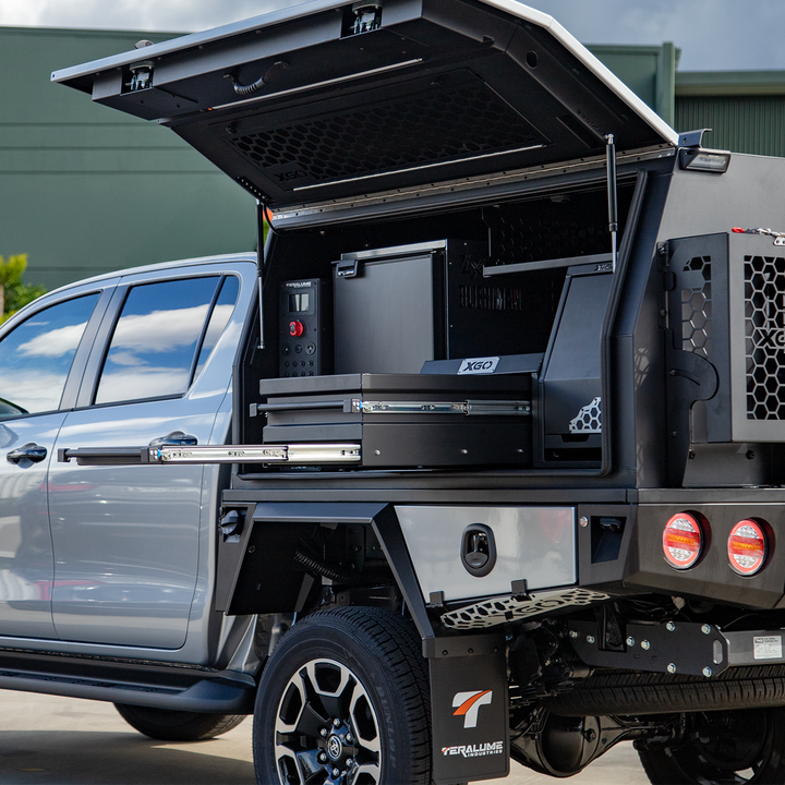 500mm Aluminium Drawer & Table