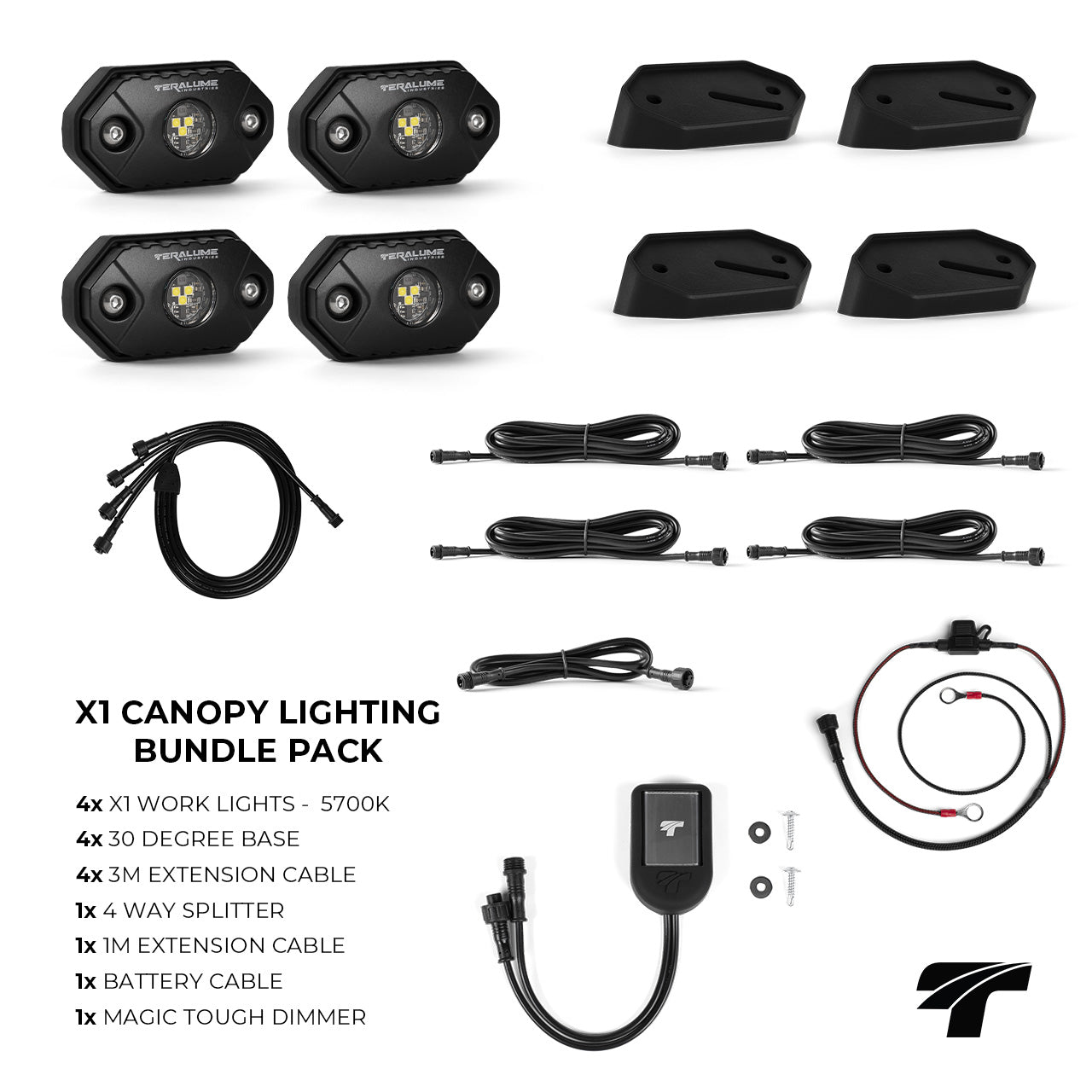 X1 Canopy Lighting Bundle Pack