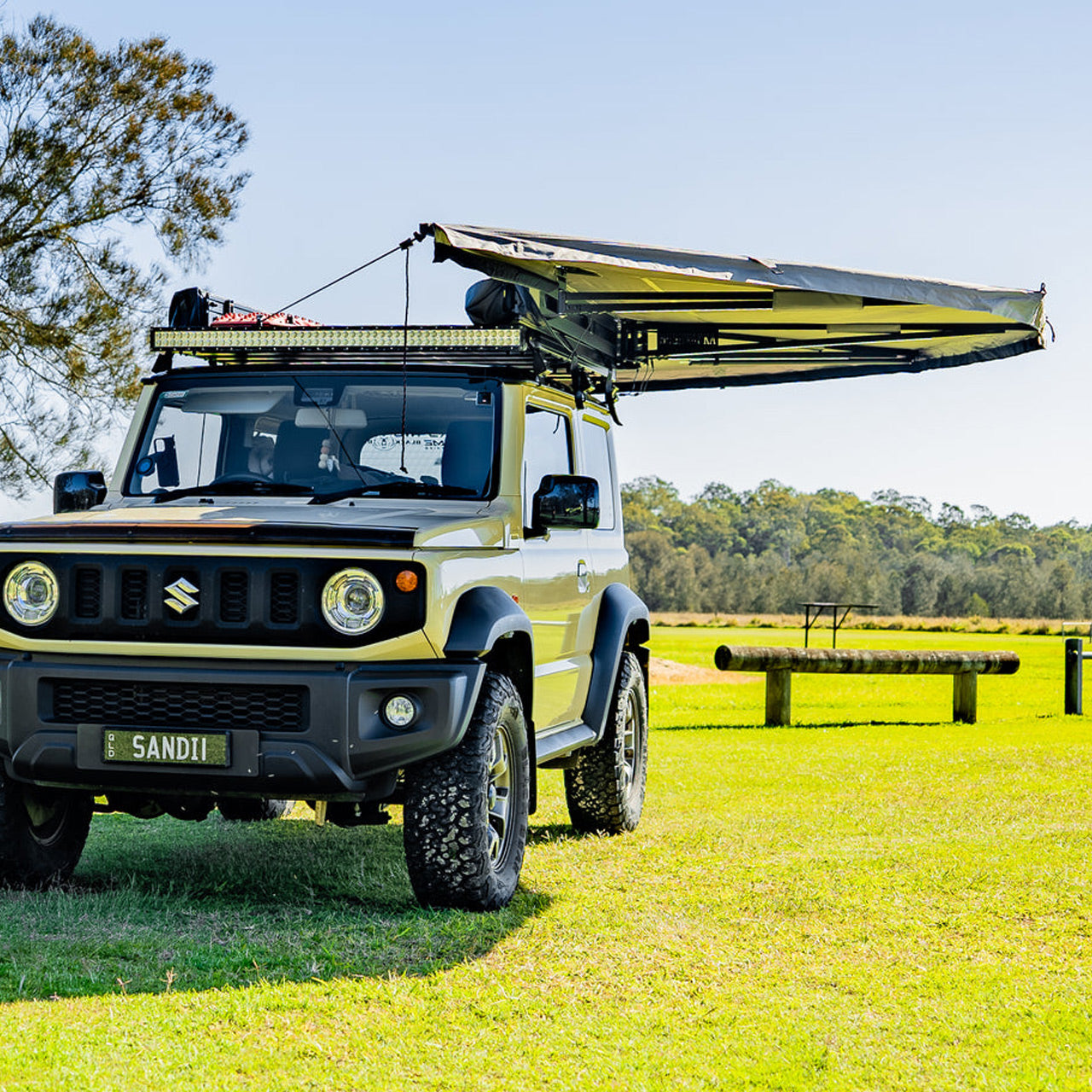 Bushwakka Extreme Mini Darkness Passengers Side Awning suit JB74 Jimny