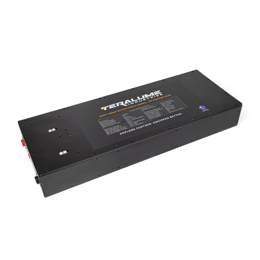 220AH Slimline Lithium Battery - 12v 240A / 40A DCDC