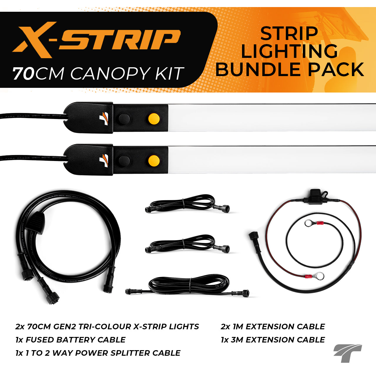 70cm X-Strip Canopy Lighting Kit