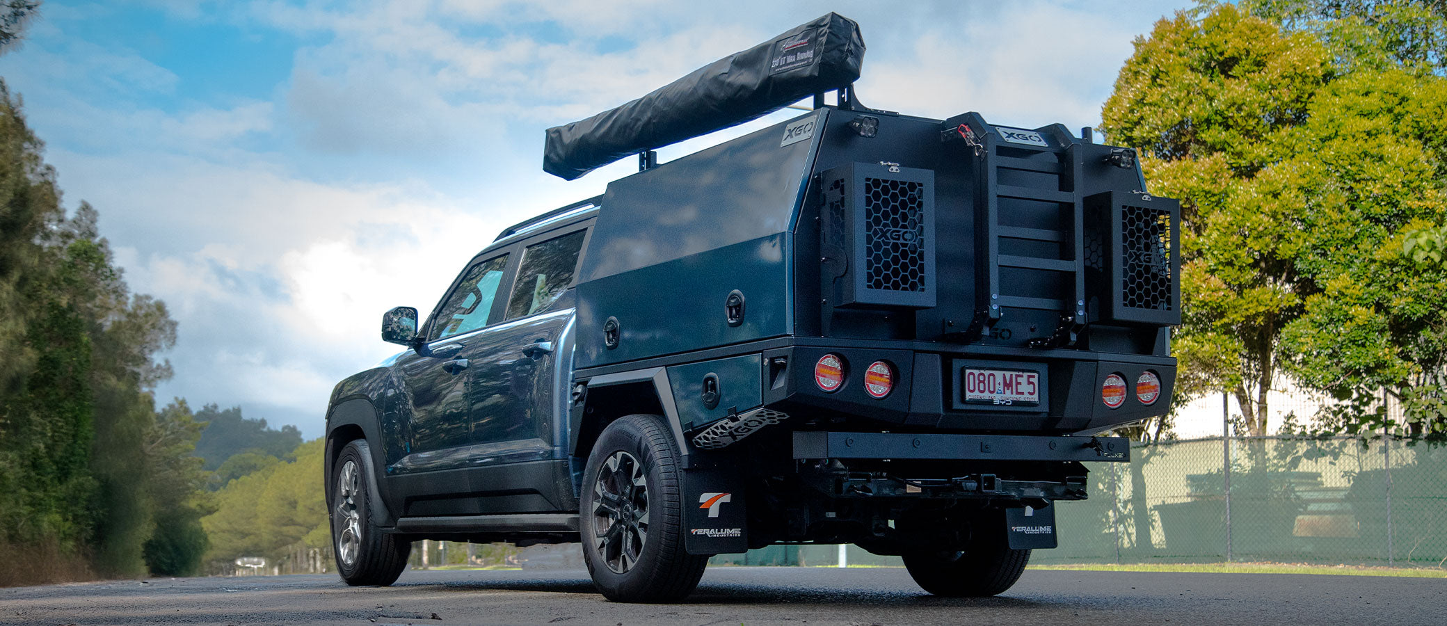 BYD Shark 6 with Teralume XGO chassis-mount service body