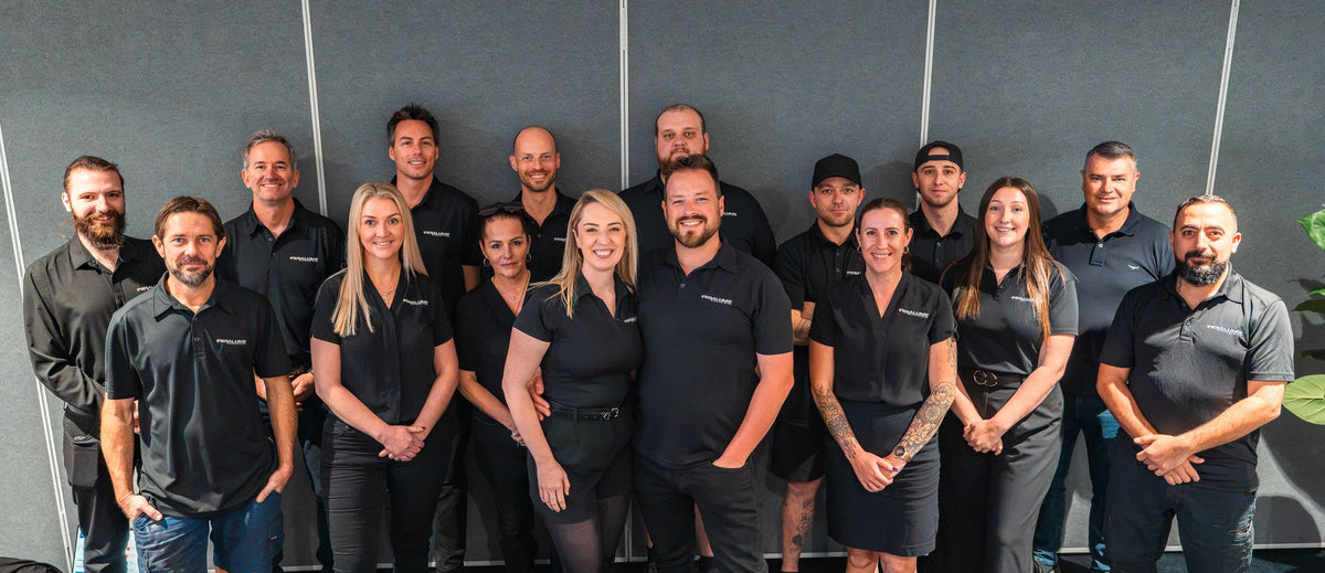 The Teralume Industries team standing together