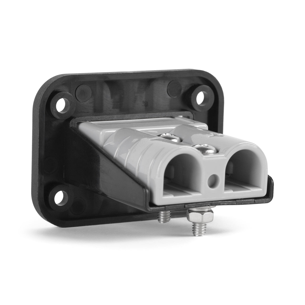 Dual Flush Mount 50 Amp Anderson Plug Mounting Bracket Panel Caravan Camper 4WD - Foto 7