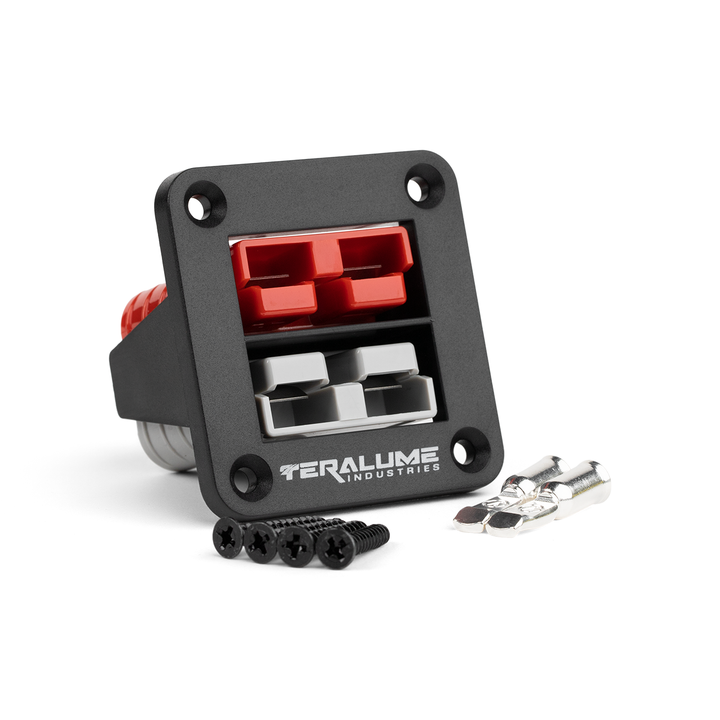 Dual Anderson Socket 50A - 1 General / 1 Solar - Flush Mount